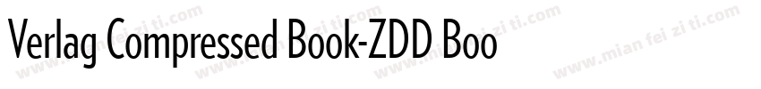 Verlag Compressed Book-ZDD Book字体转换